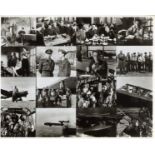 The Dambusters: A Pair Of 8x10 Photos From The 1954 Movie 'The Dambusters', A Vignette Of Images