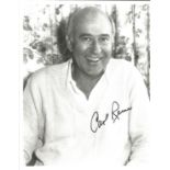 Carl Reiner signed 10x8 b/w photo. American comedian, actor, director, and writer whose career spans