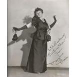 Marjorie Main signed 9x7 b/w photo. (February 24, 1890 - April 10, 1975), an American actress,