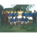 Autographed Rangers 1972 Col Photo, Measuring 8" X 6" This Superb Photo Depicts The 1972 Ecwc