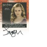 Emma Watson as Hermione Granger signed Harry Potter Heroes and Villains Artbox trading card. Each