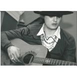 Pete Doherty signed 7x5 b/w photo. Good Condition. All signed pieces come with a Certificate of