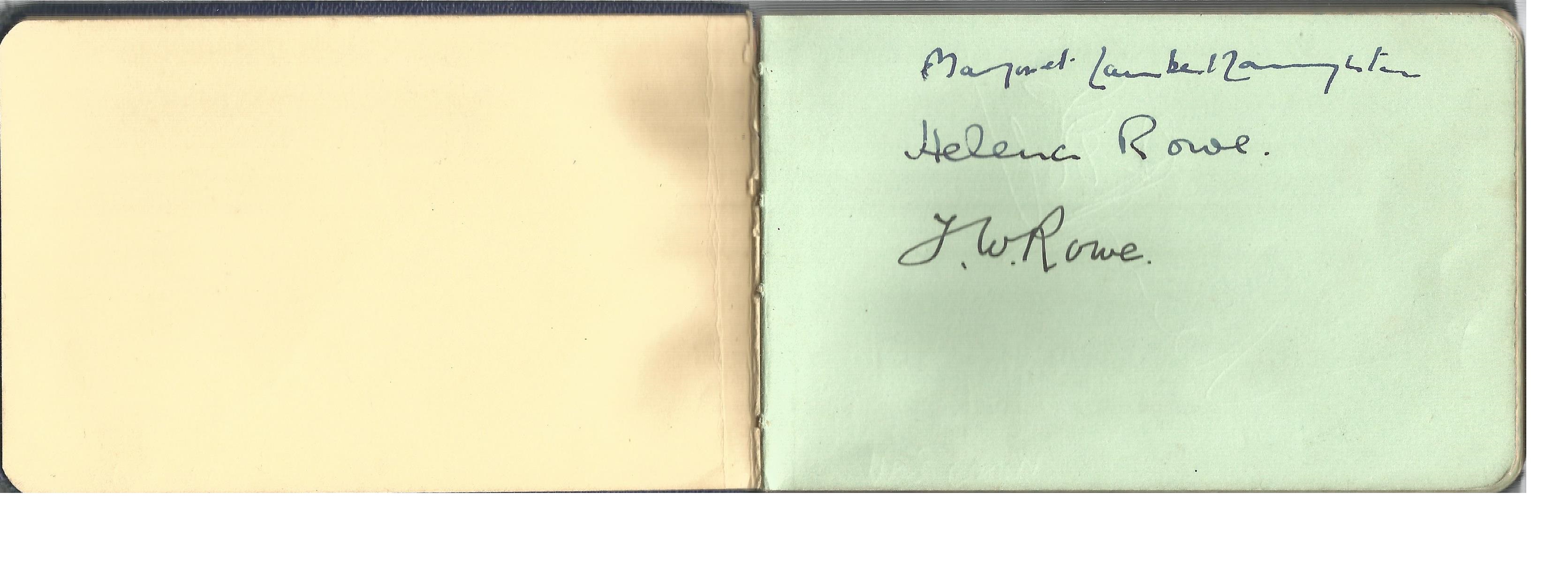 1960s Music TV Small blue autograph book. A good 1960s book containing many musical & TV notables of - Image 3 of 4