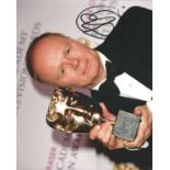 Jason Watkins Actor Signed 8x10 Bafta Photo. Good Condition. All signed pieces come with a