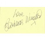 Barbara Windsor signed album page. Good Condition. All signed pieces come with a Certificate of