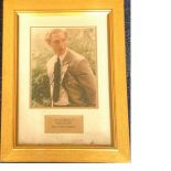 Matthew McConaughey signed colour photo. Mounted and framed to approx. size 19x14. Good Condition.