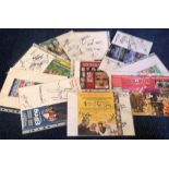 Theatre flyer signed collection. 10 flyers included. Mostly multisigned. Some of signatures included