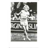 Chris Evert Lloyd signed 7x5 b/w photo. Good Condition. All signed pieces come with a Certificate of