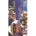 Sylvester McCoy, Sophie Aldred, John Sessions and Stephen Fry signed Dr Who FDC. Postmarked Cosmo