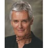 Simon Williams Actor Signed 8x10 Photo. Good Condition. All signed pieces come with a Certificate of