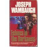Joseph Wambaugh signed book Echoes in the Darkness. Signed on inside page. 370 pages. Good