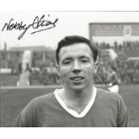 Nobby Stiles Signed Manchester United Photo. Good Condition. All signed pieces come with a