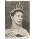 Margot Fonteyn signed 6x4 b/w photo. English ballerina. She spent her entire career as a dancer with