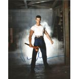 Jean Claude Van Damme signed 10 x 8 colour Photoshoot Portrait Photo, from in person collection