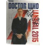 Peter Capaldi signed Dr Who official annual 2015. Signed on front cover. Good Condition. All