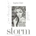 Sophie Dahl Model Signed 5x7 Promo Photo. Good Condition. All signed pieces come with a
