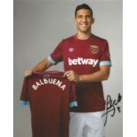 Fabian Balbuena Signed West Ham 8x10 Photo. Good Condition. All signed pieces come with a