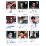 Star Trek Limited edition collection of 6 autographed Rittenhouse trading cards. Each card has
