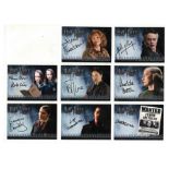 Harry Potter Half Blood Prince collection of 13 autographed Artbox trading cards update set. Each