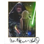 Ian McDiarmid and Frank Oz signed 10x8 colour photo in Star Wars Revenge of the Sith. Good