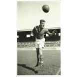John Charles signed white card with 10x6 b/w photo. Good Condition. All signed pieces come with a