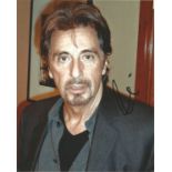 Al Pacino signed 10 x 8 colour Photoshoot Portrait Photo, from in person collection autographed at