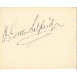 Gordon Selfridge signed album page. (11 January 1858 - 8 May 1947) was an American-British retail