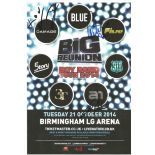 The Big Reunion signed flyer. Good Condition. All signed pieces come with a Certificate of