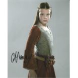 Georgie Henley Nania Actress Signed 8x10 Photo. Good Condition. All signed pieces come with a