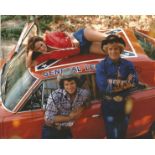 Dukes Of Hazard signed 10 x 8 colour Landscape Photo Signed By Tom Wopat & John Schneider, from in