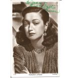 Dorothy Lamour signed 6x4 b/w photo. December 10, 1914 - September 22, 1996) was an American actress