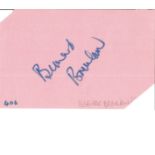 Bernard Bresslaw signed album page. (25 February 1934 - 11 June 1993) was an English comic actor,