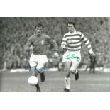 Willie Mathieson & Jim Craig Signed 1971 Rangers V Celtic 8x12 Photo. Good Condition. All signed