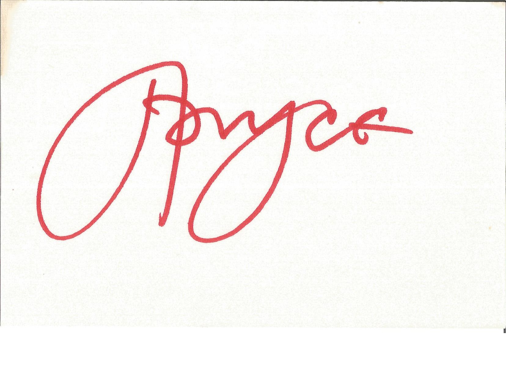 Jonathan Pryce signed album page. Good Condition. All signed pieces come with a Certificate of