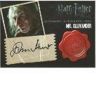John Hurt as Mr Ollivander signed Harry Potter and the Deathly Hallows Part 2 autographed Artbox