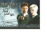 Daniel Radcliffe and Tom Felton signed Harry Potter and the Half Blood Prince autographed Artbox