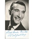 Nat Jackley signed 6x3 b/w photo. (16 July 1909 - 17 September 1988)was an English comic actor