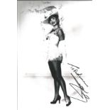 Jane Powell signed 12x8 b/w photo from Two Weeks with love. Dedicated. Good Condition. All signed