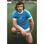 Mike Summerbee Signed Manchester City 8x12 Photo. Good Condition. All signed pieces come with a