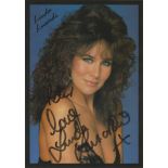 Linda Lusardi Model & Actress Signed 5x7 Photo. Good Condition. All signed pieces come with a