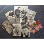 TV/film signed collection. 10 photos mainly 7x5 size. Includes Jane Powell, Ann Robinson, Margia