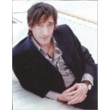 Adrian Brody signed 10 x 8 colour Photoshoot Portrait Photo, from in person collection autographed