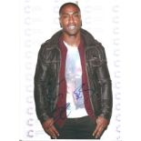 Simon Webbe signed 12x8 colour photo. English singer-songwriter, actor, rapper and music manager. He