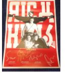 Rich Kids limited edition fully signed poster. Stunning limited edition Music Autographs poster of