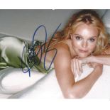 Kate Bosworth signed 10 x 8 colour Photoshoot Landscape Photo, from in person collection autographed
