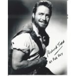 Richard Todd signed 10x8 b/w photo from Rob Roy who he played Rob Roy Macgregor. Good Condition. All