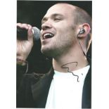 Will Young signed 12x8 colour photo. British singer-songwriter who came to prominence after
