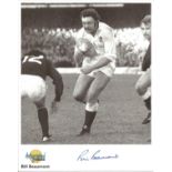 Bill Beaumont signed Autographed Editions b/w photo. Brief biography on reverse. Good Condition. All