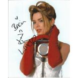 Kim Wilde signed 10x8 colour photo. English pop singer, author, DJ and television presenter who