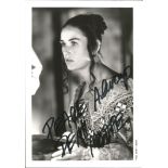 Demi Moore signed 7x5 b/w photo. Good Condition. All signed pieces come with a Certificate of